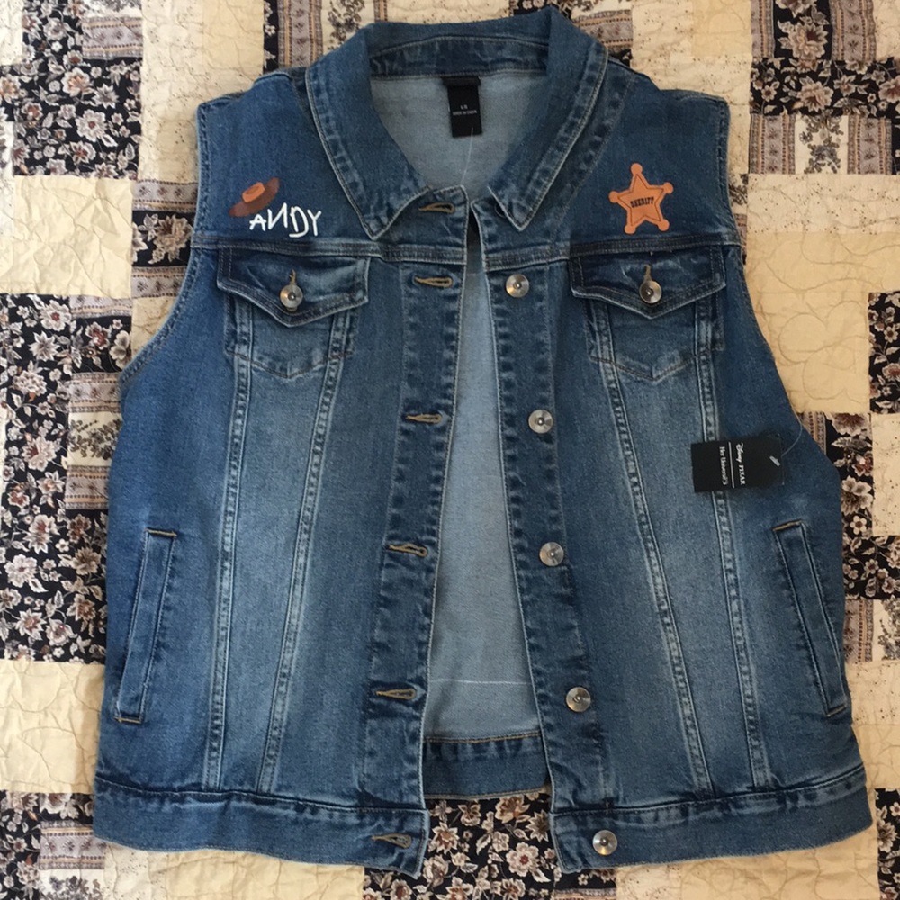 Toy Story Sheriff Woody denim sleeveless vest